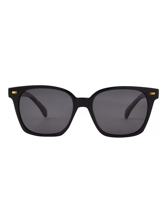 Women'S Polarized Way-Shaped Sunglasses, Black